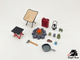 Набор аксессуаров "Кемпинг у костра" - Коллекционная ФИГУРКА 1/12 scale CAMPING EQUIPMENT (DH-E002) - DRAGON HORSE