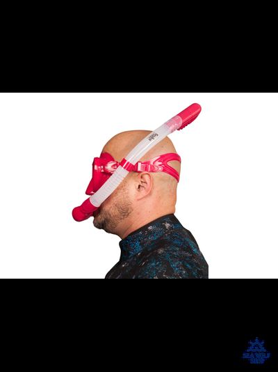 Маска для дайвинга с трубкой Scuba Brothers Flipper Red, комплект