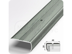 Порог угловой Лука ПУ 06.2700.R102 Ольха серая