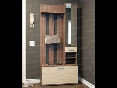 Прихожая Ника Вешалка В910 с зеркалом (Эра)