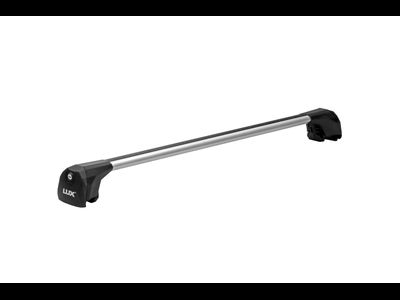 Багажная система БС6 LUX SCOUT серебристая на интегрированные рейлинги для Jaecoo J7 внедорожник 2023-