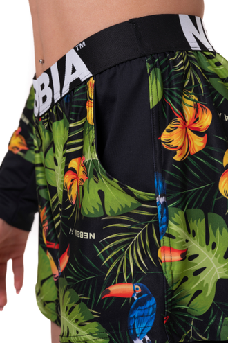 Шорты HIGH-ENERGY DOUBLE LAYER SHORTS 563 JUNGLE GREEN