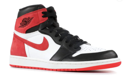 Nike Air Jordan Retro 1 Mid High (красные с черным)