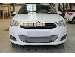 Защита радиатора Citroen C4 HB 2011-2016 с парктроником chrome