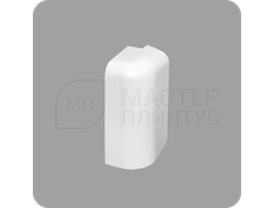 Угол наружный левый для плинтуса ПВХ Aqua 37*20мм