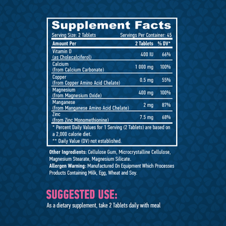 Calcium Magnesium & Zinc with Vitamin D