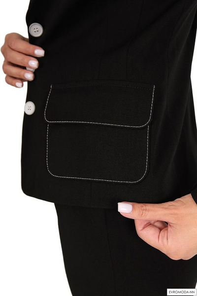 Пиджак женский черный Pretty One 3315