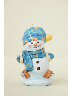 Снеговик на коньках (спортсмен)