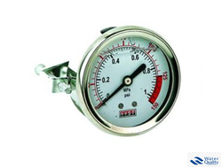 Осевой манометр PG 100/400 (в сборе для RO-300/500TW), 100/ 400 PSI