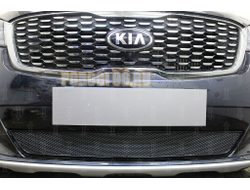 Защита радиатора Kia Sorento Prime 2017- black PREMIUM