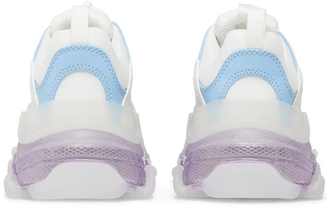 Balenciaga Triple S Clear Sole Light Blue Purple