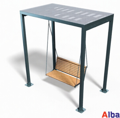 Качель городская под навесом 5