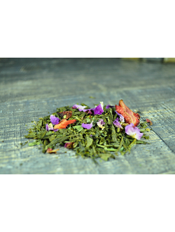 Зеленый чай с добавками "Свежая клубника" 100г