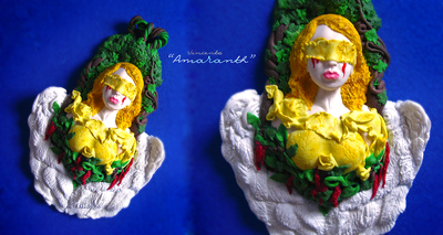 Объёмная подвеска "Амарант", падший ангел