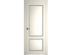 Межкомнатная дверь Афина 2 ваниль, покрытие винил