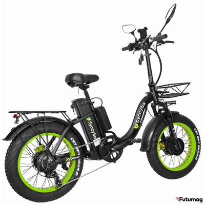 Электровелосипед Syccyba H2 (F11) DUAL 20AH зеленый