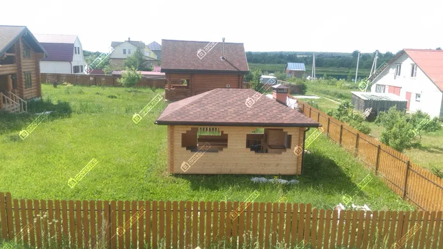 Беседка из профилированного бруса камерной сушки 145х195 мм, Московская обл, Коломна