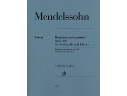 Felix Mendelssohn Bartholdy Romance sans paroles op. 109