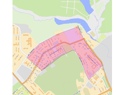 Брусчатый поселок - Лесная (80 щитов)