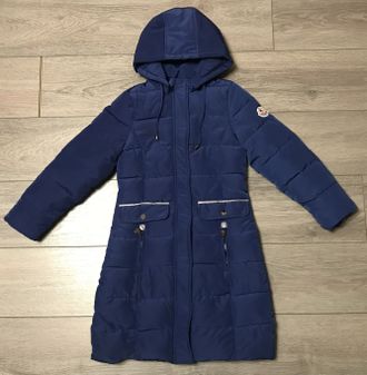 М.1839 Пальто Moncler темно синее (140,146,152,158,164)