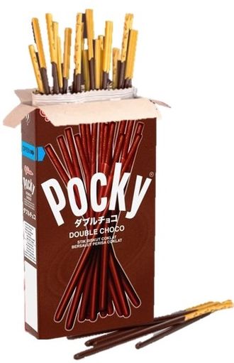 Шоколадные палочки POCKY biscuit stick double choco 47гр