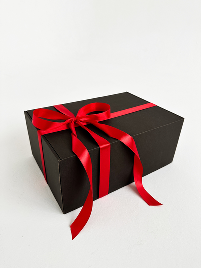 2 шт. - Подарочная коробка GILEV 37x26x12см с красной лентой и наполнителем