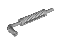 Vehicle, Exhaust Pipe with Technic Pin, Flat End with Squared Pin Hole, Light Bluish Gray (65571 / 6313096)