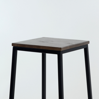 Барный стул N-301 Glock BR шпон, цвет каркаса красим по RAL .Л