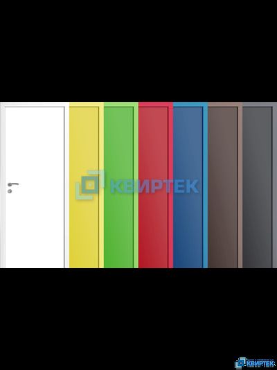 Дверь гладкая глухая пластиковая KAPELLI Multicolor ДГ купить в Челябинске | КВИРТЕК