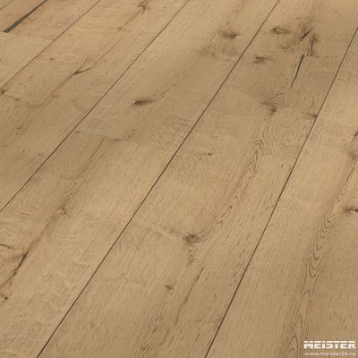 Паркетная доска Meister HD 400 Lindura Дуб Кофе латте 8414