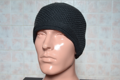 Серая мужская шапка Vizio Италия 5654