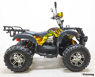 Квадроцикл GreenCamel Sahara AWD 4*4 (60V 2*2kW R10 alum Дифференциал) зеленый