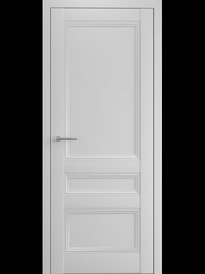 Дверь межкомнатная Византия цвет платина