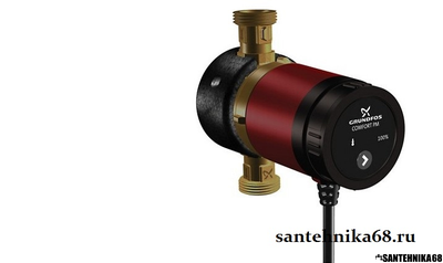 Насос циркуляционный GRUNDFOS COMFORT 15-14 B BT BA BX PM для систем горячего водоснабжения