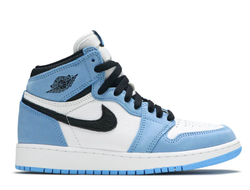 Nike Air Jordan Retro 1 Mid Blue (Белые с голубым)