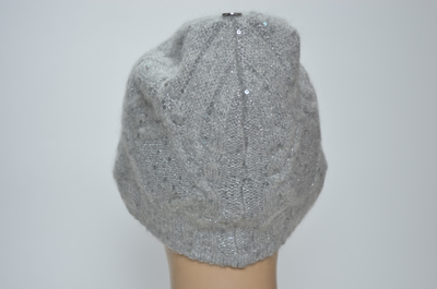 Вицио шапка серая Италия зима 2025