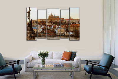 Модульная картина "Столица Чехии"