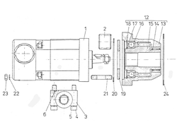 Шестеренчатый насос А25Х В2488065, В2488072 для д3900