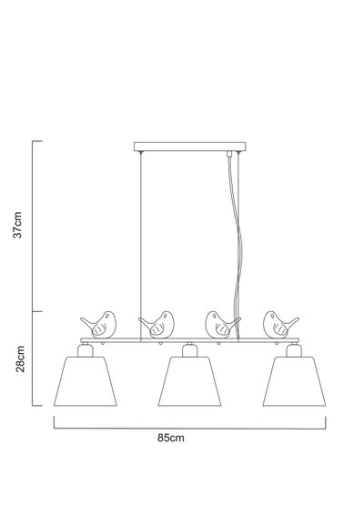 Подвесной светильник Arte Lamp A 4289 SP-3WH