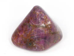 Корунд красный (рубин), галтовка, Мьянма (30*21*19 мм, 25,7 г) №27564