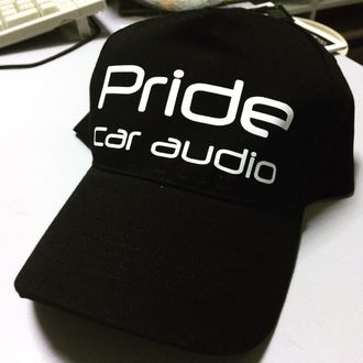 Бейсболка черная с логотипом Pride Car Audio