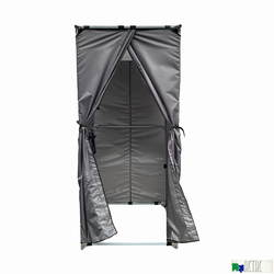 Кабина душевая дачная Rostok серая