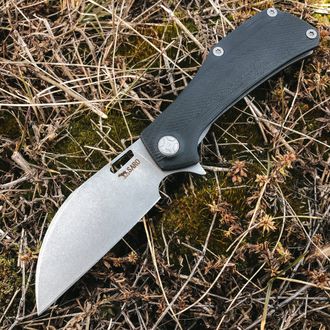 Складной нож Скорпион Wharncliffe (Сталь К110, черный G10)