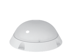 Светодиодный светильник "ВАРТОН" ЖКХ круг IP65 185*70 мм антивандальный 10 ВТ (диод 0,1Вт) 4000К с микроволновым датчиком 1/10