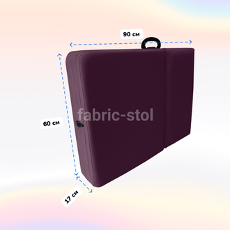 Трехсекционный Массажный Стол 180х60x65-85 Бордовый