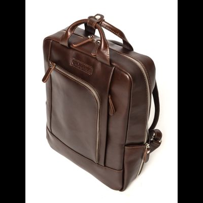 Кожаный рюкзак Viterbo Premium brown (арт. 3111-53)