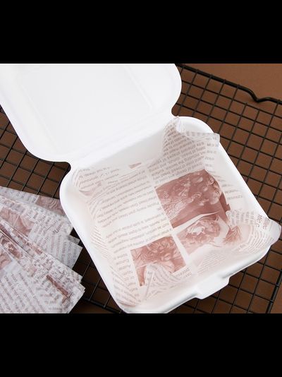 Бумага для бенто-торта 18*18 см (100 шт), красная в клетку в Калининграде