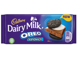 Cadbury Dairy Milk Oreo Sandwich шоколадная плитка 92g