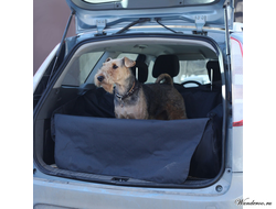 Автогамак OSSO Car Premium для перевозки собак с защитой обивки в багажник Г-1007