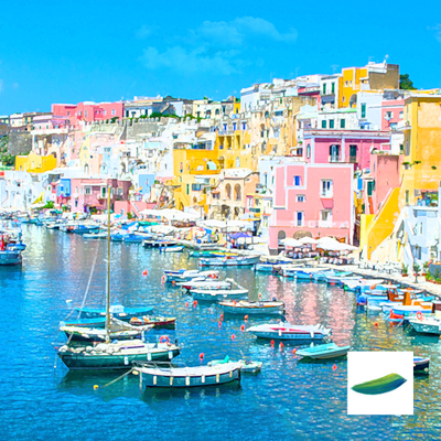 Постер  «Город, поднявшийся из глубин» из коллекции «Дивные города».